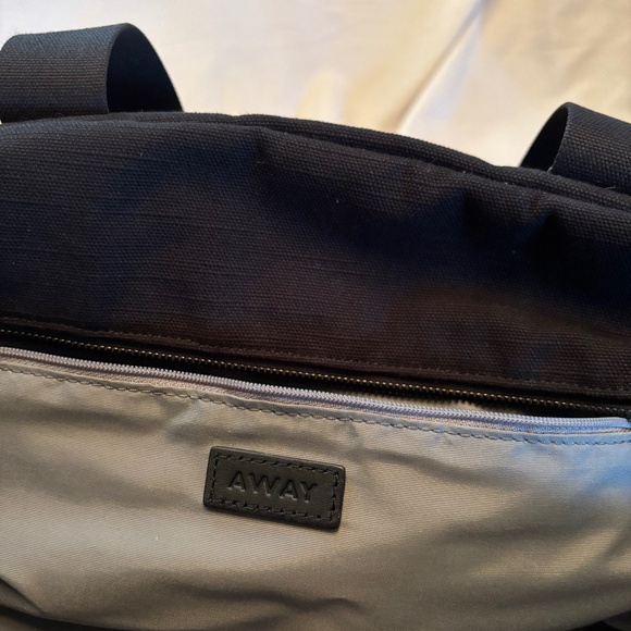Travel Chic: *Away* Black Canvas Weekender - Picture 14 of 16